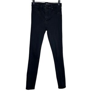Abercrombie & Fitch Size 26 2R Simone High Rise Jean Legging‎ Skinny Black Wash